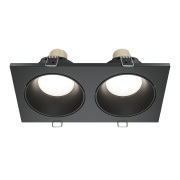 Встраиваемый светильник Zoom GU10 2x50Вт IP65 Maytoni Technical DL033-2-02B