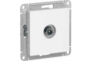 Розетка 1-я TV коннектор белая Systeme Electric AtlasDesign ATN000193