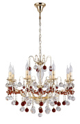Подвесная люстра Crystal Lux FRUTA SP8 GOLD
