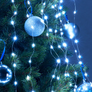 Гирлянда занавес роса Eurosvet 200-006 белый 2*2,6м IP20