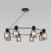 Подвесной светильник Eurosvet Notion 70219/8 черный/античная бронза