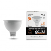Лампа Gauss LED Elementary MR16 GU5.3 9W 3000K 13519