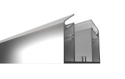 Профиль-адаптер для монтажа в натяжной потолок для магнитного шинопровода Crystal Lux CLT 0.223 05 3