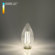 Филаментная светодиодная лампа Свеча 9W 6500K E14 (CW35 прозрачный) BLE1440 Elektrostandard 46903891
