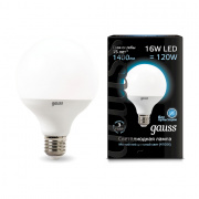 Лампа Gauss LED G95 E27 16W 4100K 105102216