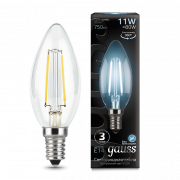 Лампа Gauss LED Filament Свеча E14 11W 750lm 4100К 103801211