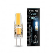 Gauss LED lamp G4 12V 2W silicone 4100K 10*38mm AL207707202