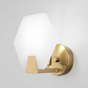 Настенный светильник Eurosvet Marble 60158/1 латунь