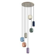 Подвесная каскадная люстра Odeon Light Ovali 5053/7