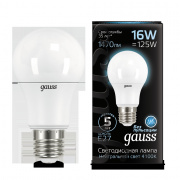 Лампа Gauss LED A60 16W E27 4100K 102502216