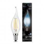 Лампа Gauss LED Filament Candle tailed E14 7W 4100К 104801207