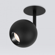 Встраиваемый светодиодный светильник черный 9926 LED Elektrostandard Ball 4690389169854