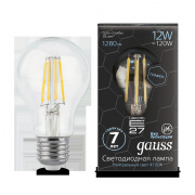 Лампа Gauss LED Filament Graphene A60 E27 12W 4100К 102802212