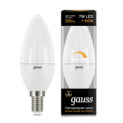 Лампа Gauss LED Candle-dim E14 7W 3000К 103101107-D