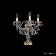 Настольная лампа Bohemia Ivele Crystal 1409 1409L/3/141-39 G