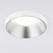 Встраиваемый точечный светильник 112 MR16 серебро/белый Elektrostandard Discus 4690389169021