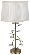 378-504-01 Настольная лампа, SvetResurs, antic brass, white, E27 1*60W