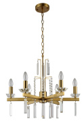 Подвесная люстра Crystal Lux MARRON SP6 BRASS