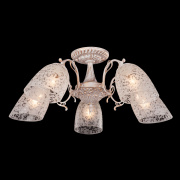 Подвесная люстра Eurosvet 22404/5 белый с золотом