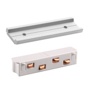 Соединитель с токопроводом прямой, белый Novotech Shino Flum 135163