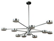 Подвесная люстра Crystal Lux GORACIO SP10+1 D1100 CHROME