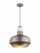 Подвес GLOBO 15016R, серый, золото, E27, 1x40W