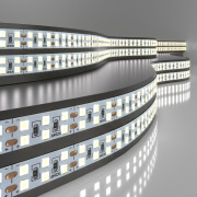 Светодиодная лента 240LED 18W IP20 двухрядная 6500К холодный белый 2835 24V Elektrostandard 46903891