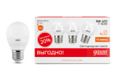 Лампа Gauss LED Elementary Globe 6W E27 2700K 53216T