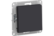 Выключатель 1-кл с самовозвратом карбон Systeme Electric AtlasDesign ATN001015