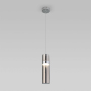Подвесной светодиодный светильник Eurosvet Lumen 50244/1 LED хром/дымчатый