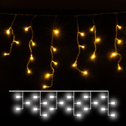 Гирлянда бахрома Eurosvet 100-001 теплый белый 1,8*0,5м IP20