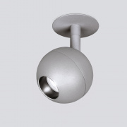 Встраиваемый светодиодный светильник серебро 9925 LED Elektrostandard Ball 4690389169816