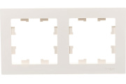 Рамка 2-п бежевый Systeme Electric AtlasDesign ATN000202