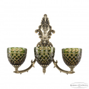 Бра Bohemia Ivele Crystal Verona 7211B15/3/210 GB P1 U Amber-Green/H-1J