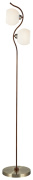 269-505-02 Торшер, SvetResurs, antic brass + walnut, E14 2*40W