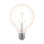 Светодиодная лампа филаментная диммируемая EGLO "Северное сияние" G95, 4W (E27), 2200K, 390lm, прозр
