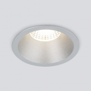 Встраиваемый точечный светодиодный светильник 15266/LED 7W 4200K серебро Elektrostandard Lin 4690389