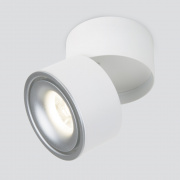 Накладной светодиодный светильник DLR031 15W 4200K 3100 белый матовый/серебро Elektrostandard Klips 