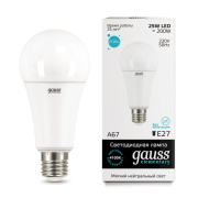 Лампа Gauss LED Elementary A67 25W E27 4100K 73225