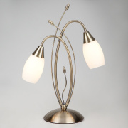 Настольная лампа Eurosvet Ginevra 22080/2T античная бронза