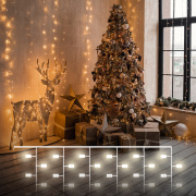 Светодиодная гирлянда Eurosvet 200-004 Занавес Роса теплый белый 2*3м IP20