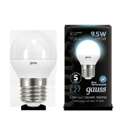 Лампа Gauss LED Globe E27 9.5W 4100K 105102210