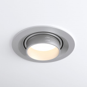 Встраиваемый светодиодный светильник 9919 LED 10W 4200K серебро Elektrostandard Zoom 4690389162459
