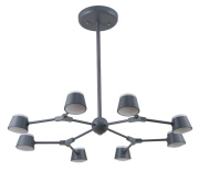 Подвесная люстра Crystal Lux MADRID SP8 GRAY
