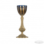 Настольная лампа Bohemia Ivele Crystal Florence 71100L/15 FP P1 Amber-Blue/H-1H