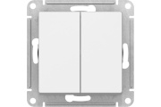 Выключатель 2-кл белый Systeme Electric AtlasDesign ATN000151
