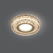 Светильник Gauss Backlight BL044 Кругл. Кристалл/Хром, Gu5.3, LED 2700K