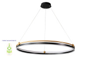 Подвесная люстра Crystal Lux FERNANDO SP88W LED D1000 BLACK/GOLD