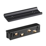 Соединитель с токопроводом прямой, черный Novotech Shino Flum 135164