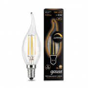 Лампа Gauss LED Filament Candle tailed dimmable E14 5W 2700K 104801105-D
